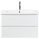 BelBagno Тумба под раковину Albano-Cer 105 подвесная Bianco Lucido – фотография-14
