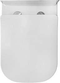 Azario Унитаз-компакт Anteo Square AZ-1218A безободковый с бачком с сиденьем микролифт белый – фотография-11