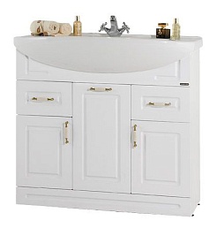 Водолей Тумба с раковиной Капри 90 с б/к – фотография-1