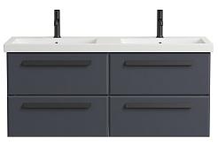 Cezares Тумба под раковину Eco 120 с 4 ящиками grafito без ручек – фотография-1