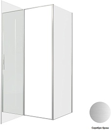 Allen Brau Душевой уголок Priority 120x80 3.31032.BA/3.31041.BA серебро браш – фотография-3