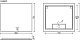 Sancos Зеркало Square 2.0 80 с подсветкой с бесконтактным выключателем – картинка-18