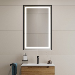 BelBagno Зеркало SPC-KRAFT-500-800-SENS-NERO – фотография-9