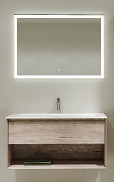 Sancos Мебель для ванной Marmi 1.0 100 дуб галифакс натуральный – фотография-1