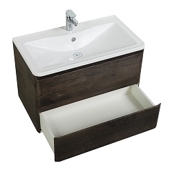 BelBagno Тумба под раковину Albano 100 подвесная Rovere Nature Grigio – фотография-3