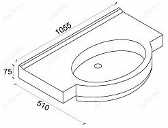 Opadiris Мебель для ванной "Риспекто 100" нагал – фотография-3