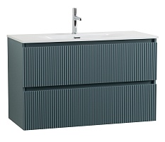 BelBagno Тумба под раковину Uno mini 100 подвесная Голубой матовый