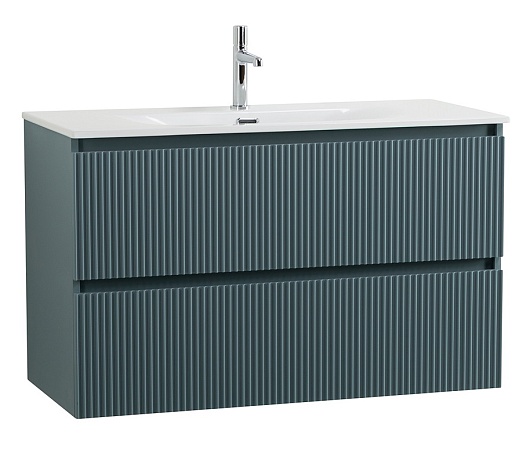 BelBagno Тумба под раковину Uno mini 100 подвесная Голубой матовый – фото-1