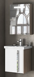  Мебель для ванной Стайл 50 белый/орегон – фотография-1