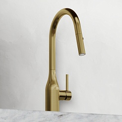 Sancos Смеситель для кухни Grand SC4002BG брашированное золото PVD покрытие – фотография-2