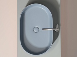 Ceramicanova Мебельная раковина Element 60 CCN6048MHL серо-голубой матовый – фотография-8