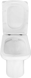 Azario Унитаз-компакт Wandy AZ-56D безободковый с бачком с сиденьем микролифт белый – фотография-6