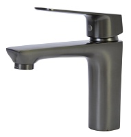 Mixline Смеситель для раковины 40k ML15-04GR б/отв п/гайку (без подводки) графит