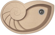 Florentina Мойка гранитная Наутилус песочный