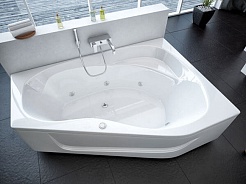 Aquatek Акриловая ванна Медея 170 R с гидромассажем – фотография-4