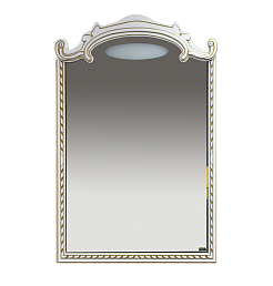 Misty Мебель для ванной Элис 80 белая патина – фотография-7