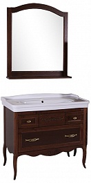 ASB-Woodline Зеркало для ванной Модерн 105 Антикварный орех – фотография-2