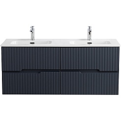 Cezares Тумба под раковину Duet-N 120 с 4 ящиками подвесная grafito – фотография-2