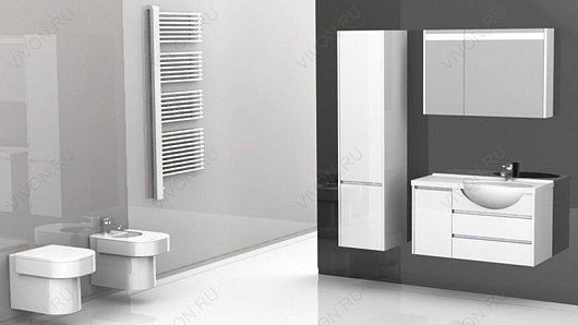 Aquanet Зеркальный шкаф "Лайн 90" R – фотография-4