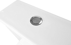 Azario Унитаз-компакт Fretta Round AZ-7121 безободковый с бачком с сиденьем микролифт белый – фотография-13