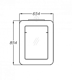 Зеркало для ванной Заффиро 65 – фотография-2