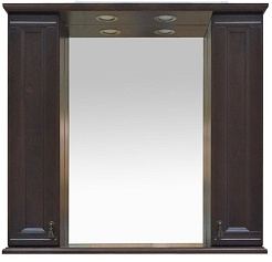 Misty Мебель для ванной Рим 85, зеркало-шкаф – фотография-4
