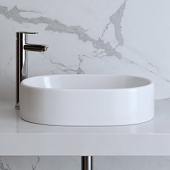 Teymi Мебельная раковина накладная Iva 52 белая T50602 – фотография-8