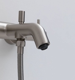 Allen Brau Смеситель для ванны Priority 5.31D10-BN никель браш – фотография-2