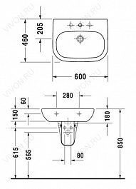 Duravit Раковина D-Code 23106000002 – фотография-8