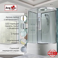 Avacan Душевая кабина 120/90 EM5912LLEDT прозрачная – фотография-3