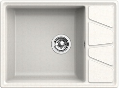 Granfest Мойка кухонная GF-V680L белый – фотография-2