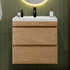 Vivon Тумба с раковиной Atwood 60 подвесная дерево – фотография-1