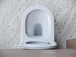 Ceramicanova Подвесной унитаз Balearica Rimless с шумоизоляционной панелью CN1000 с системой инсталляции Envision кнопка Flat чёрный матовый – фотография-4