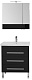 Aquanet Тумба с раковиной Сиена 70 напольная, ящики, черная – картинка-10