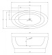 ABBER Акриловая ванна AB9206 – фотография-8