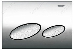Geberit Кнопка смыва Kappa 20 115.228.KB.1 кнопка текстурная – фотография-1