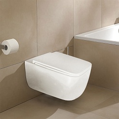 Azario Унитаз подвесной Flavia AZ-0076-UQ1 безободковый белый – фотография-2