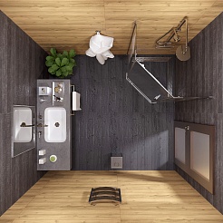 Triton Душевой уголок Дека-хром 90/90 Щ0000053608 – фотография-2