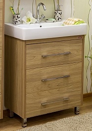 Sanflor Тумба с раковиной Ларго 70 вяз швейцарский, Q 70 – фотография-1