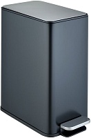 WeltWasser Ведро для мусора WW Paolo BL 15L черное матовое