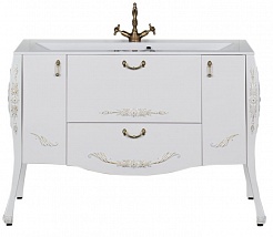Aquanet Комплект Мебели "Виктория 120" белый/золото – фотография-2