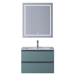 BelBagno Тумба с раковиной Kraft 70 подвесная Голубой матовый – фотография-11