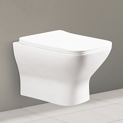 Ceruttispa Унитаз подвесной Ellero Aria PP CT10481 белый – фотография-3