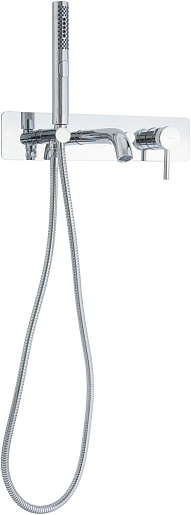 Allen Brau Смеситель для ванны с душем Priority 5.31006-00 (с внутренней частью) хром – фото-1