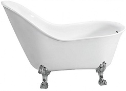 BelBagno Акриловая ванна BB08-CRM, ножки BB-LEG-EAGLE-CRM – фотография-1