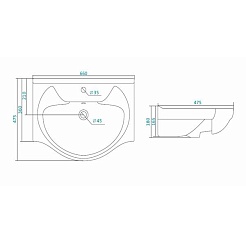 Misty Мебель для ванной Эльбрус 65 – фотография-2