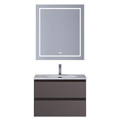 BelBagno Тумба с раковиной Kraft 70 подвесная Темно-Серый матовый с раковиной BB-8099-70 – фотография-14