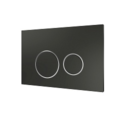 Teymi Кнопка смыва Lina T70105 черный матовый/хром – фотография-3