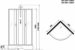 Niagara Душевая кабина Classic NG-3301-14BKT – фотография-16