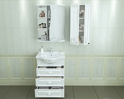 СанТа Мебель для ванной Верона 60, ящики, R свет – фотография-6